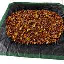 Drawstring Tarps 9x9 Ft, Waterproof Leaf Tarp 4 Drawstrings
