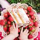 50 Sets Strawberry Baby Shower Ballpoint Pen Gifts Bulk for 50 Guest Wood Bamboo Pens Thank You Cards A Berry Sweet Baby Is On The Way Party Favors Decor