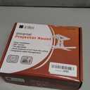 Universal Projector Ceiling Mount Low Profile Projector Mount w/Retractable Arms and Multiple Adjustment Function PR14W