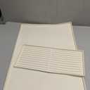 Golener Silicone Coffee Mat Set - 24" x 16" Coffee Bar Mat for Countertop, Kitchen Station Pad Accessories Fit Under Cafe Maker Espresso Machine, Dish Drying Mat, Heat Resistant Kitchen Pad, Beige