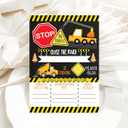Your Main Event Prints Construction Boy Birthday Invitations - Dump Truck Party Invites - 20 Invitations - Envelopes Not Included