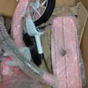 Radio Flyer Classic Pink Tricycle, for Ages 2-4, 10" Front Wheel, Bell
Steel Frame, Adjustable Seat, Rubber Tires, Chrome Details, Rear Step, Controlled Turning Radius, Tricycle for Toddlers