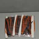 3 Packs 3.3ft x 6.6ft Orange Purple Black Metallic Tinsel Foil Fringe Curtains Photo Booth Props for Halloween Birthday Bridal Shower Baby Shower Bachelorette Holiday Celebration Party Decorations