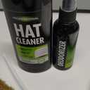 4-in-1 Professional Hat Cleaning Kit - Removes Dirt and Stains, Gentle Hat Cleaner for Baseball Caps, Fitted Cowboy, & Felt Hats, Complete Hat Cleaner with Hat Deodorizer, Brush & Microfiber Cloth