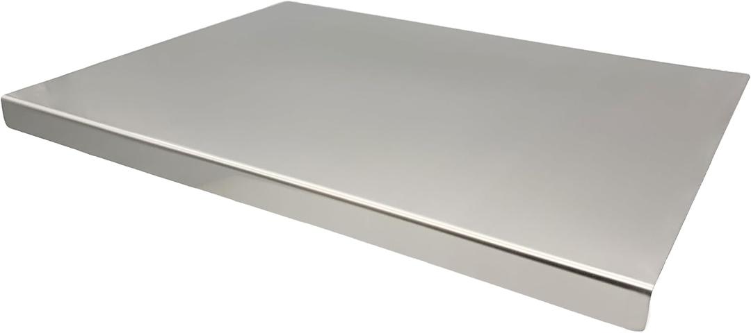 Stainless Steel Cutting Boards for Kitchen,Baking Board,Pastry Board,kneading Panel - Suitable for Cutting Vegetables, Fruits, Meat,bread - Easy To Clean and Store (80x50cm/31.5x19.7in)