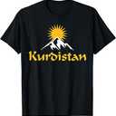Kurdistan Kurde Flag T-Shirt M