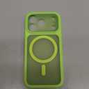 TOCOL for 17Pro Case, Full Camera Protection, Built-in Magnetic Ring, Compatible with Magsafe Charger, Drop Protection, Translucent Matte Phone Case for 17 Pro 6.3 inch (Light Green)