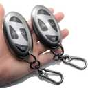 2-Pack for Hyundai Key Fob Cover with Keychain 5 Buttons Key Case Fit for 2022-2025 Elantra, Sonata, Ioniq 6, Santa Fe, Tucson, Kona