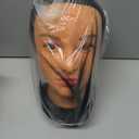 Hairingrid 26"-28" Mannequin Head Hair Styling Training Manikin Cosmetology Doll Head Synthetic Fiber Hair and Free Clamp Holder (Black)