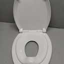 Jool Baby Quick Flip Toilet Seat with Built-in Potty & Splash Guard for Toddler Training, Slow Close (Elongated)