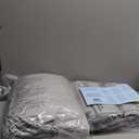 JOLLYVOGUE King Comforter Set, Ultra-Soft Bed in a Bag King Size 7 Pieces, Oeko-TEX Certified Bedding Set with Down Alternative Comforter, Sheets, Pillowcases & Shams, Light Grey