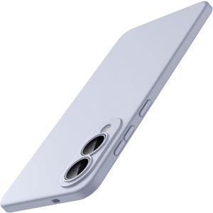 JETech Slim Fit Case for Samsung Galaxy S25 Edge, Camera Lens Full Protection, Soft TPU Thin Protective Phone Cover with Matte Finish, Shockproof (Icyblue)