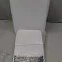 Anborry Bathroom Trash Cans with Lid Touchless Automatic Motion Sensor 4 Gallon Small Garbage Can, Smart Electric Plastic Narrow Garbage Bin for Living Room Bedroom Office Kitchen (White)