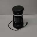 Mr. Coffee 5-Cup Programmable Coffee Maker Black: Drip Coffee Machine, Electric, Dishwasher-Safe, Paper Filter, 25 oz Capacity
