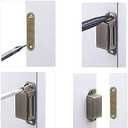 Kitchen Cabinet Magnets Closure CBRIVE 6 Pack Cabinet Magnetic Catch Cupboard Door Magnets Heavy Duty 15 lbs Metal RV Drawer Latch Closet Closing Stainless Steel Shutter Hardware Closer-Bronze