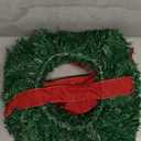 Suncalla Artificial Christmas Wreath 63" Christmas Three Wreaths with 3 Red Velvet Bow Ribbon Front Door Decoration Wall Hanging Decoration for Xmas Party Home(Classic)