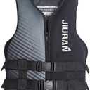 Adult Kayaking Vest with Leg Straps, High Buoyancy Swim Vest Jacket for Boating Fishing Surfing, Easily Adjustable, Lightweight and High Buoyancy Youth Swim Jacket( Blue, XXL)