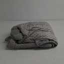 Mr. Sandman Weighted Blanket for Adults Queen Size 15 lbs, Soft Cooling Heavy Minky Blanket for Sleep, Washable Throw Blanket with Glass Beads, 60 x 80 Inches, Grey