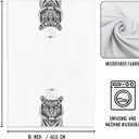 2 x Tiger Gifts Hand Towels for Bathroom, Tiger Bathroom decor, Cute Animal Kids Room Decor, 16x24 Inch