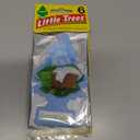 Little Trees Cardboard Hanging Car, Home & Office Air Freshener, Summer Linen (Pack of 24)