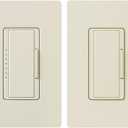 Lutron Maestro LED+ Dimmer Switch Kit for Dimmable LED, Halogen and Incandescent Bulbs, 150W/3-Way or Multi-Location, MACL-153M-RHW-LA, Light Almond