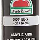 Apple Barrel Acrylic Paint in Assorted Colors (2 Ounce), 20504 Black