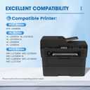 TN730 TN-730 Toner Cartridges Black Replacement for Brother TN730 TN-730 MFC-L2710DW HL-L2395DW HL-L2350DW DCP-L2550DW MFC-L2750DW Toner Printer (2 Pack)
