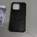 ESR for iPhone 16 Pro Case with Stash Stand, Camera Control, 23FT Military-Grade Shock-Absorbing Drop Protection, Compatible with MagSafe Accessories, Magnetic Cyber Series, Black