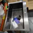 MENATT 28-inch Drop in Kitchen Sink, SUS304 Stainless Steel Single Faucet Hole Single Bowl Topmount Kitchen Sinks (Black), D28" x W18" x H9"