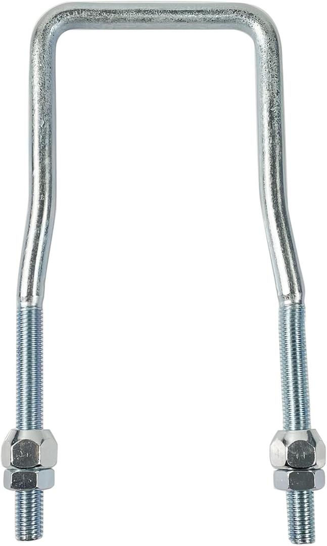 Spare Tire Carrier for Trailer,U-Bolt Zinc Plated Spare Tire Mount Bracket Side Mount 4 or 5 Lug fit Ski Boat, Fishing Boat or Sailboat Trailer (12 Inch, Silver)