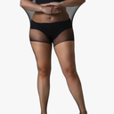 MANZI Women's 2 Pairs Plus Size Control Top Tights Ultra-Soft Panty Hose