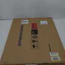 Black Metal Framed Bathroom Mirror for Wall, 36X24 Inch Rounded Rectangle Mirror, Matte Black Bathroom Vanity Mirror Farmhouse, Anti-Rust, Hangs Horizontally or Vertically