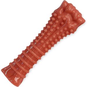 Nylabone Textured Knuckle Bone Power Chew Toy for Dogs, Durable & Tough Dog Toys for Aggressive Chewers, Bacon Flavor, X-Large - 50+ lbs, 1 Count