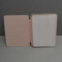 Akkerds Compatible with iPad (A16) 11th Generation Case 11 Inch 2025, for iPad 10th Generation Case 10.9 Inch 2022 with Pencil Holder, Slim Trifold Stand Protective Cover with Soft TPU Back, Rose Pink