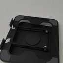 Adjustable Laptop Stand, Computer Stand with 360 Rotating Base, Ergonomic Laptop Riser Mount for Desk Foldable Protable Computer Desk Fits with MacBook Pro Air (10-16") - Black
