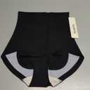 Vertvie Tummy Control Shapewear Shorts for Women Butt Lifting Body Shaper Shorts High Waisted Seamless Girdles Under Dress (Small, Black)