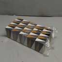 Handmade Boho Storage Box, Decorative Chevron Pattern, Multipurpose Treasure Box (black white grey yellow, 10X5X3 Inch)