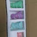 Bucherry 4 Pcs Easter Bunny Flameless Candle Light 7.5" LED Pastel Easter Rabbit Candles Battery Operated Spring Lighted Tealight Bunny Flickering Tea Light Gifts for Women Spring Home Table Decor