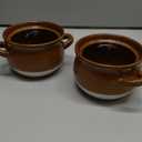 LE TAUCI French Onion Soup Bowls with Handles, 22 Ounce Ceramic French Onion Soup Crocks Oven Safe Serving Bowls for Soup, Chili, Beef Stew, Cereal, Pot Pies, Set of 4