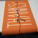 Artoid Mode Give Thanks Pumpkin Thanksgiving Welcome Decorative Doormat, Seasonal Fall Low-Profile Floor Rug Switch Mat for Indoor Outdoor 17x29 Inch