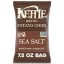 Kettle Brand Sea Salt Kettle Potato Chips, Gluten-Free, Non-GMO, 7.5 oz Bag (7.5 Ounce (Pack of 1))