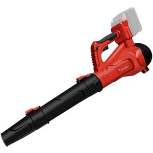  Leaf Blower Cordless for Milwaukee M18 Battery(No Battery) - 580CFM & 6 Speed Levels, Electric Brushless Cordless Handheld Blower for Town Care, Patio, Blowing Leaves and Snow (Black & Red)