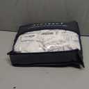 100% Natural Cotton 3pcs Floral Duvet Cover Sets-Grayish White Duvet Cover with Gray Luxurious Flowers & Branches Pattern,Botanical Comforter Cover Sets with Button Closure(Botanical (King(104" x 90"))