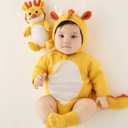 Newborn Photography Props Dragon Style Photo Posing Outfits,(Fits for 13-17 Lbs Baby) Crochet Knitted Romper and Hat,Newborn Photography Accessories for Posing (Costume+Hat,Yellow)