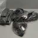 Babenest Spandex Folding Chair Covers Upgraded 10 PCS Universal Stretch Washable Fitted Chair Slipcovers Protector for Wedding, Holidays, Banquet, Party, Celebration (Grey)