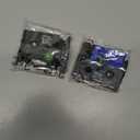 Label KINGDOM Black Tape Compatible with Brother P-Touch White on Black TZe-335 TZ-335 P Touch 1/2 Inch Tze Tz Laminated Label for PTD210 PT-H110 PTD220, 12mm 0.47 Inch x 26.2 Feet 8m, 2-Pack