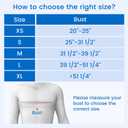Velpeau Arm Sling for Sleep, Shoulder Immobilizer for Women & Men - Very Soft Sling for Rotator Cuff Tear, Fractured, Dislocation, Broken, Postoperative, Fits Left & Right (Blue, XL: Bust51.3)