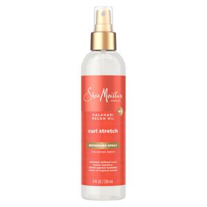SheaMoisture Curl Stretch Refresher Spray Kalahari Melon Oil and Marula Oil Between Wash Style Stretcher Boosts Hydration, Fights Humidity and Frizz with Hyaluronic Serum 8 Fl Oz