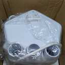 Upgraded 1 HP Utility Sink Pump with PCB Function Upflush to 36FT 2200GPH Under Sink Pump with 3 Water Inlets 1 Outlets Macerating Toilet System for Sink Shower Wash Bin Urinal Kitchen Basement