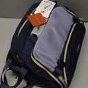 LOVEVOOK 40L Travel Backpack for Women & Men, Airline Approved Carry On Luggage with 3 Packing Cubes, TSA Overnight Bags, Waterproof Personal Item Bag, Weekender Essentials Backpacks fits 17" Laptop (Ink Blue-grey Blue-black)